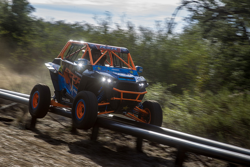Illustration for article titled Holy Shit This Polaris RZR Backflip
